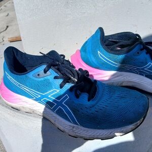 ASICS Dynamic Blue and Pink Sneakers